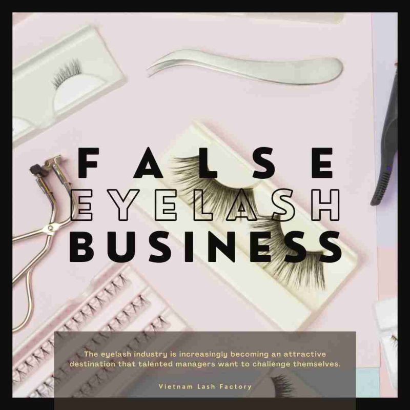 false eyelash business