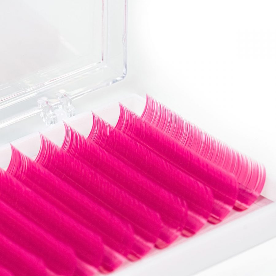 Pink Color lash tray