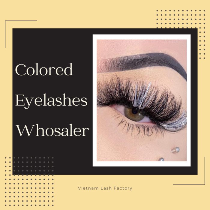 colored eyelash extensions wholesale in Europe