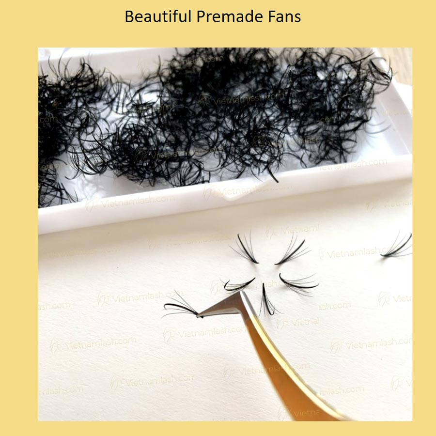 What are beautiful premade fans