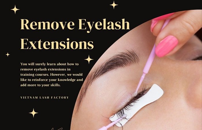 How to remove lash extensions at home