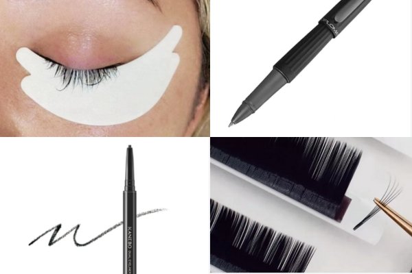 Create a wispy lash map easily with these four simple tools.