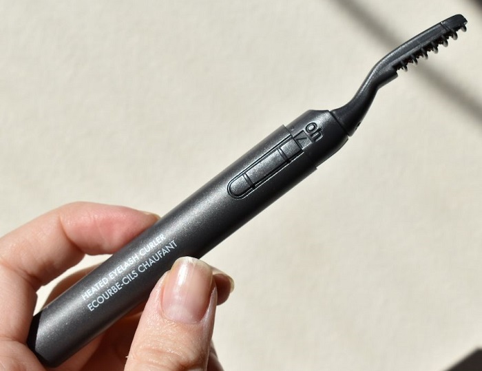 A heated eyelash curler