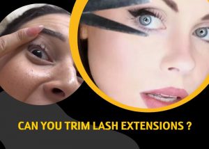 Can you trim lash extensions