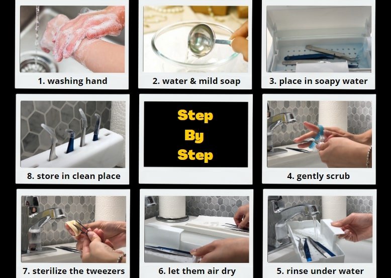 Clean-Lash-Tweezers-Step-By-Step