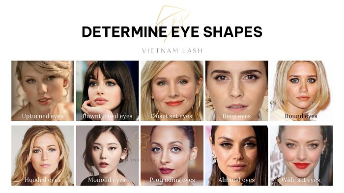 Determine shape and structure of your eyes will make it easier to choose the appropriate lash style and length