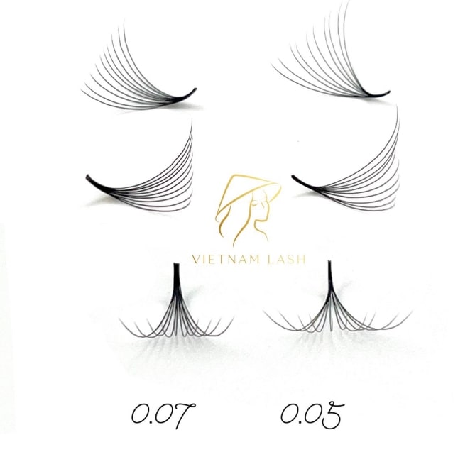 Different types of eyelash extension