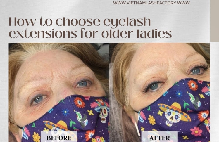 Eyelash extensions for older ladies