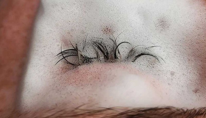 Keeping your eyelashes clean is also a method to maintain their health