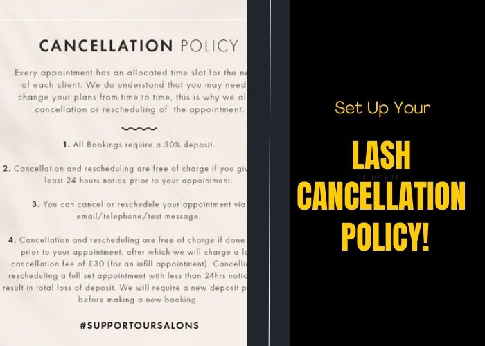 Lash Cancellation Policy