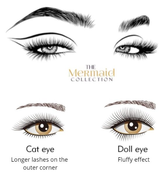 Mermaid eyelashes are special thanks to their colorful looks