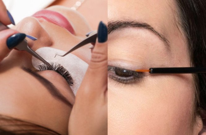 There are two methods to make your eyelashes longer
