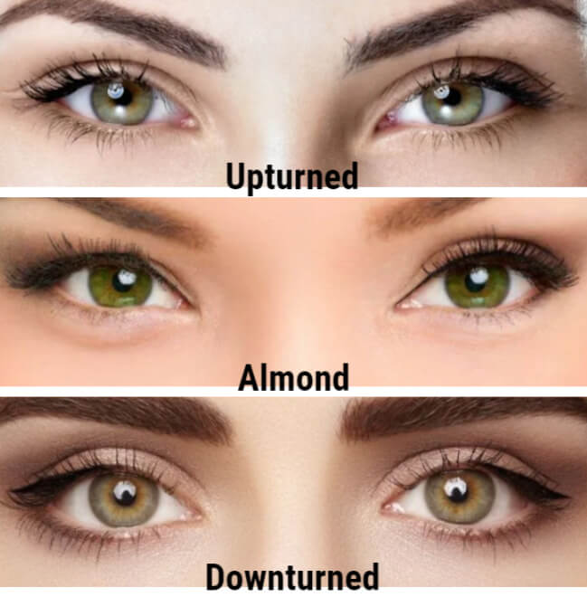 Upturned eyes have a much different look from other shapes