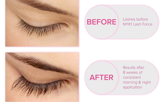 Using lash growth serum products for eyelash extensions