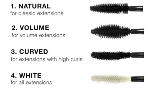 choose right brush type for your eyelash extensions