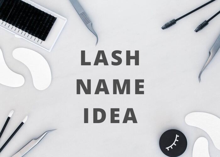 Eye lash business name ideas