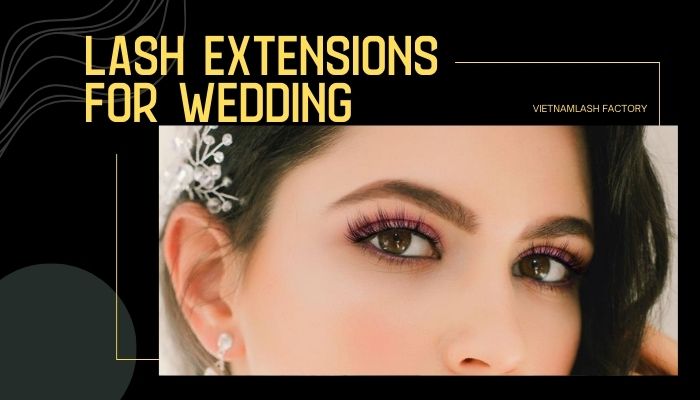 Lash Extensions for Wedding