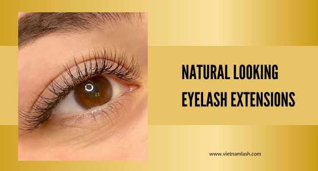 Stunning natural eyelash extension set