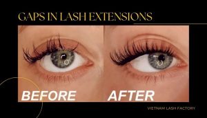 how to hide gaps in eyelash extensions