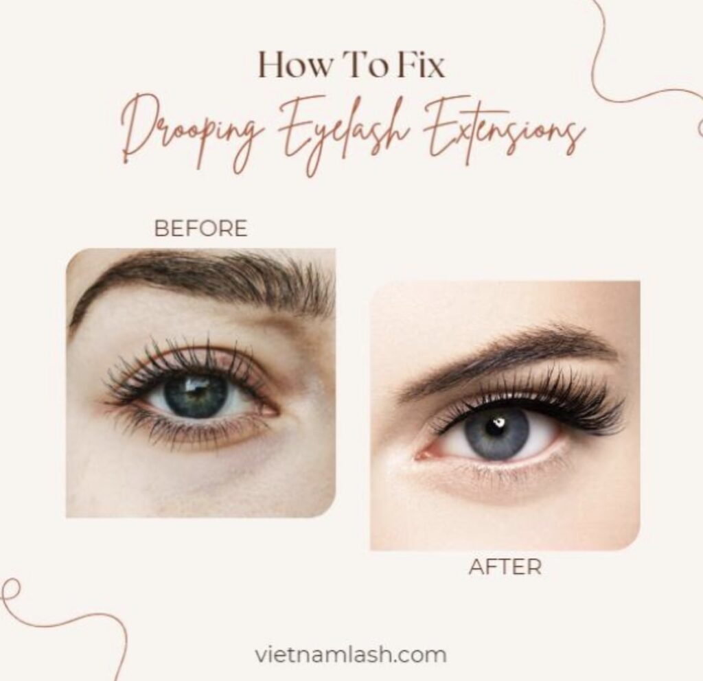 How To Fix Drooping Eyelash Extensions? Expert Solutions
