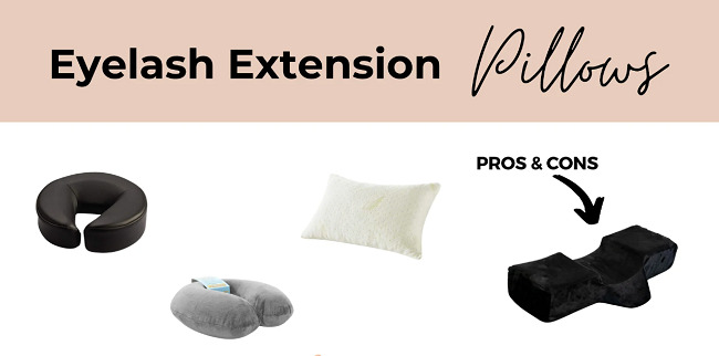 types of eyelash pillows on the market
