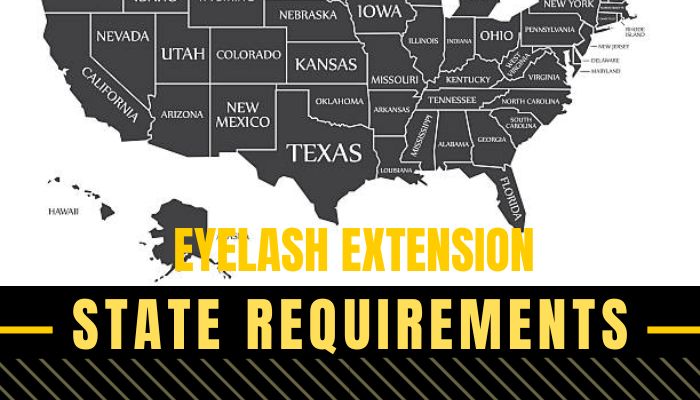 Eyelash Extension State Requirements