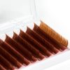 LIGHT BROWN - Color Lash Trays - 16 Lines