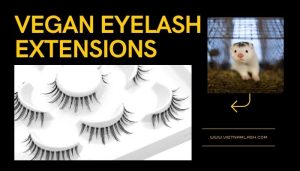 Vegan eyelash extensions