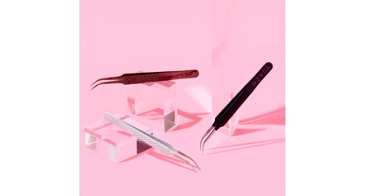 types of tweezers for eyelash extensions