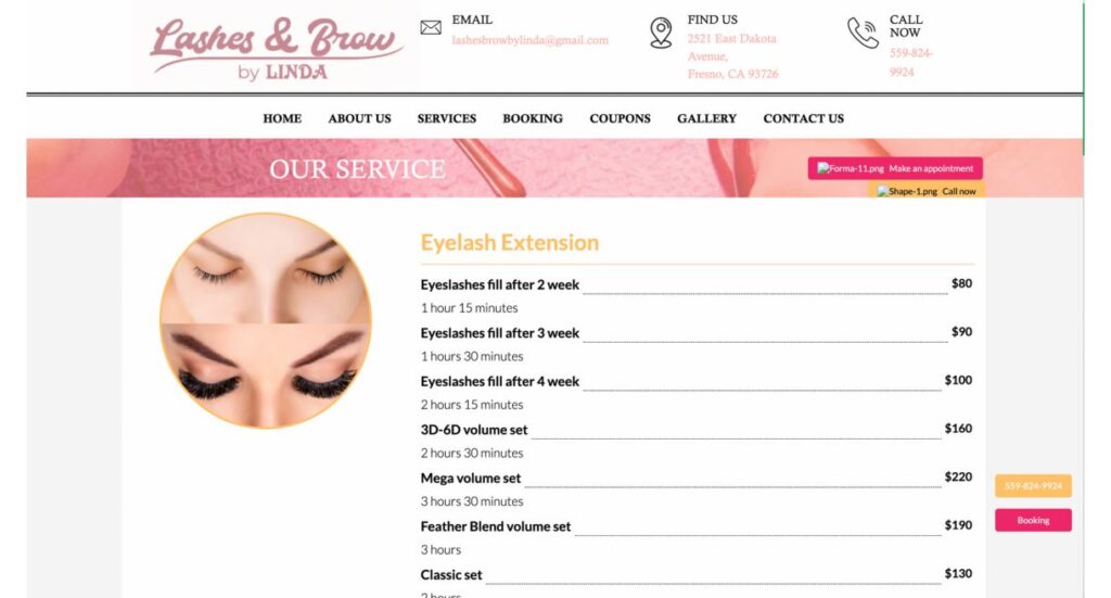 Lashes and Brow by Linda