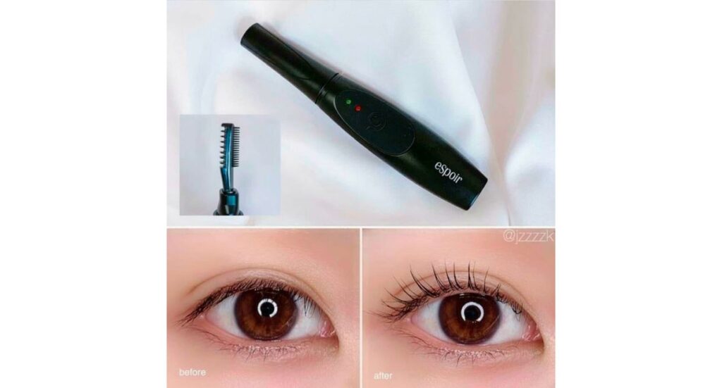 Espoir Heating Eyelash Curler- an eyelash curler for asian eyes