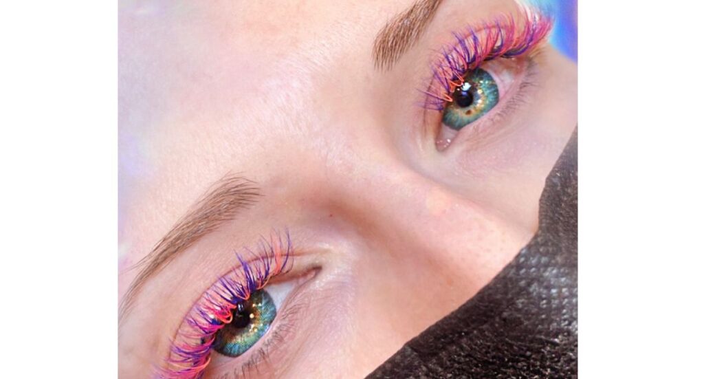 multi-color lashes