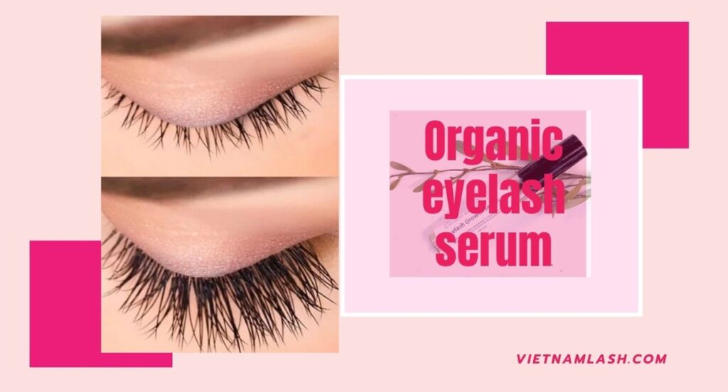 Organic eyelash serum 