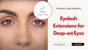 eyelash extensions for deep set eyes