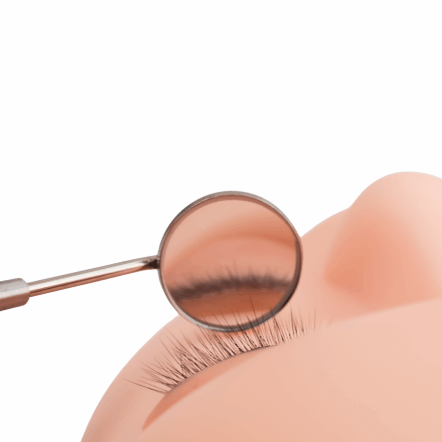 Round Lash Mirror