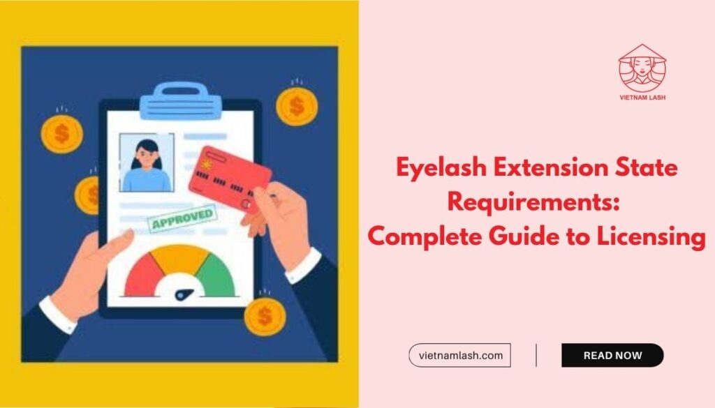 Eyelash extension state requirements